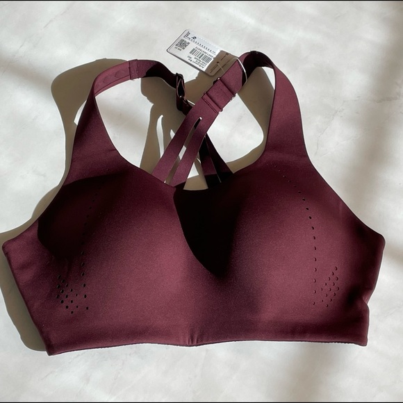 Lululemon athletica air support bra burgundy high impact gym sports nwt 34D - Picture 3 of 3